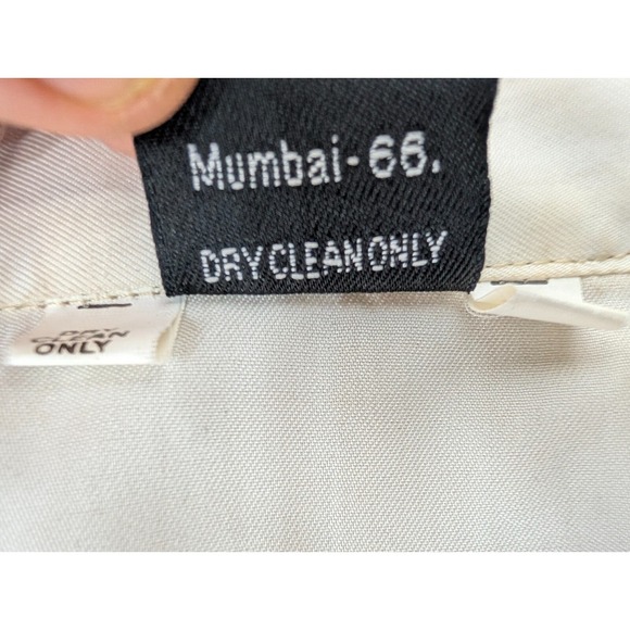 Ainit Ethnicwear Kurta Mens Elegant Cream Embroidered Indian Pakistani Size S/M? - Picture 11 of 12